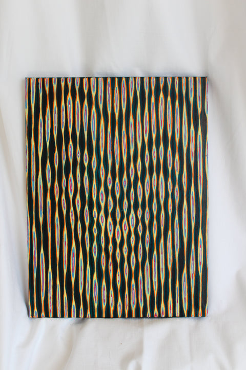 Illusions- Rainbow Stripes Heart