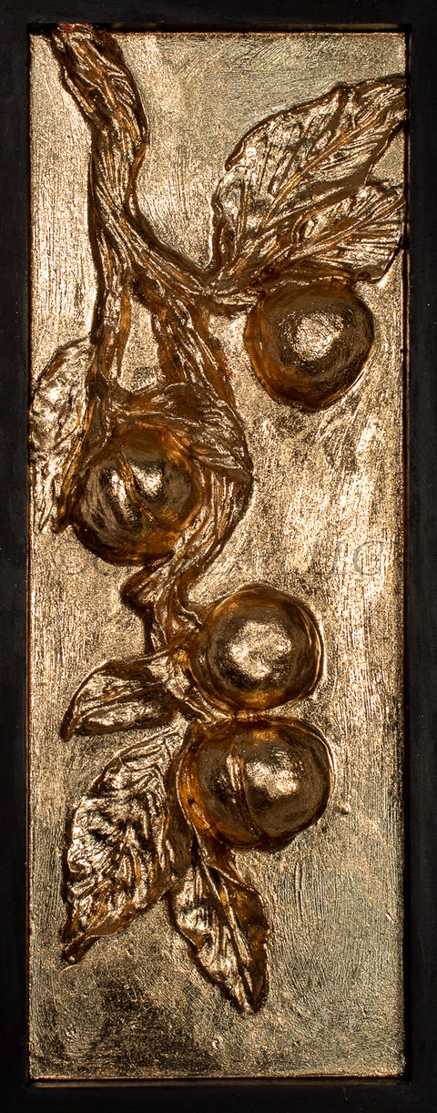 3D Golden Peaches