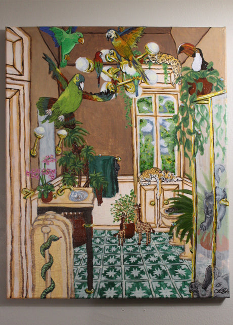 Bathroom Series- Jungle Bathroom