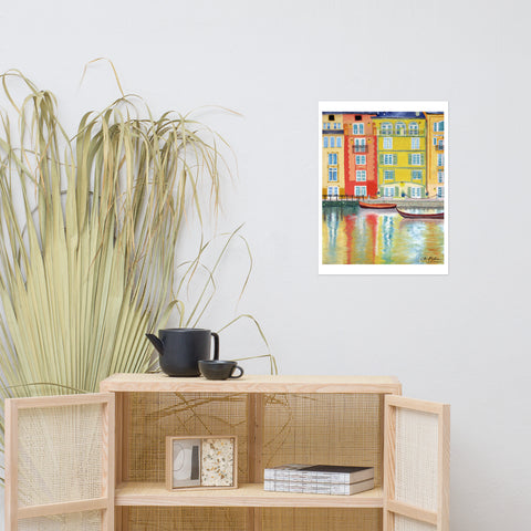 Basic Print- City on the River