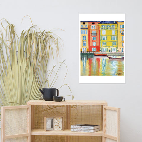 Basic Print- City on the River