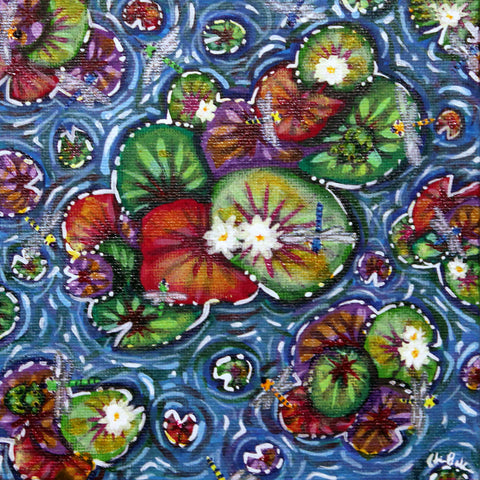 Bright Pond from Above