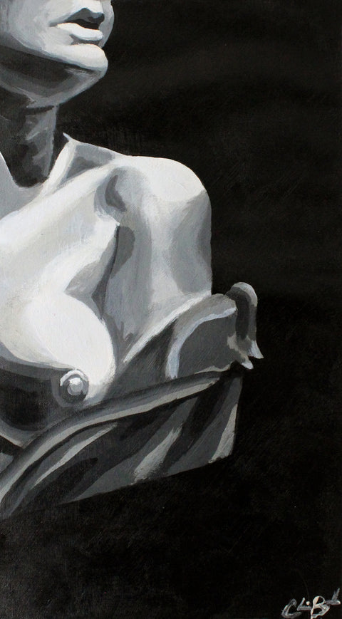 Statuesque Series- Grayscale F/Bust