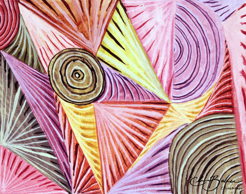 Abstract Rainbow Shapes