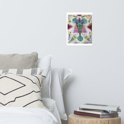 Basic Print-Abstract Rainbow Shapes and Lines