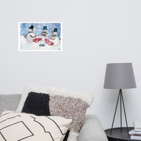 Basic Print- Snow Ice Fishing