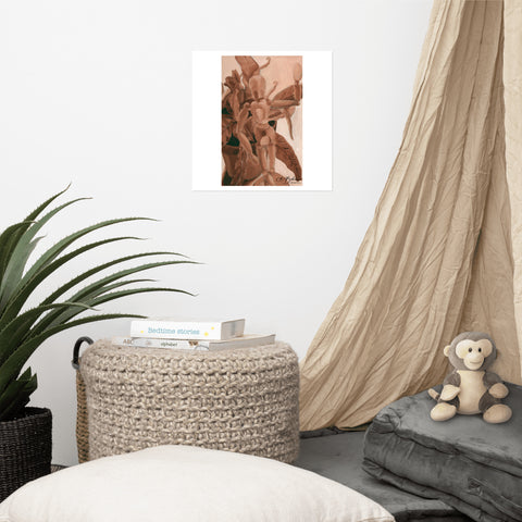 Basic Print-Sepia Mini Guy and Plant