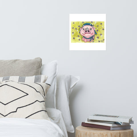 Basic Print- Pigs First Snow