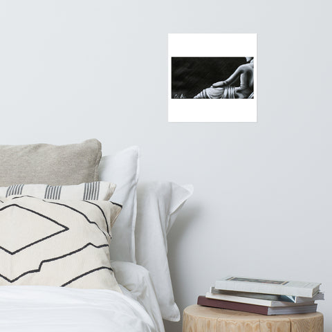 Basic Print-Statuesque Series- Grayscale F/Side