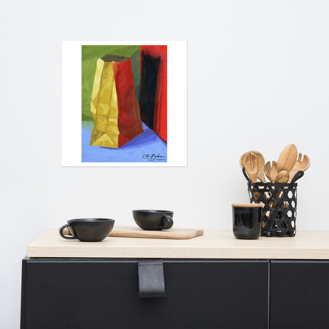 Basic Print-Color Study Bag