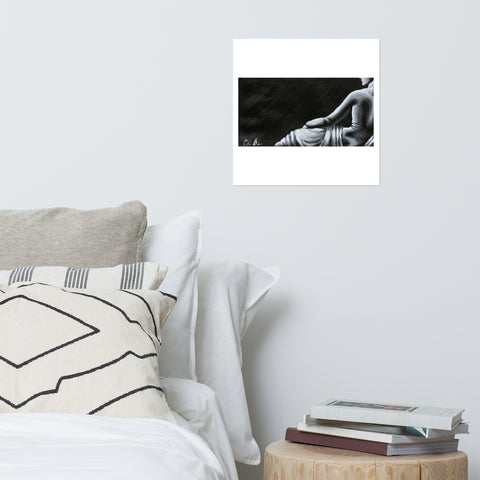 Basic Print-Statuesque Series- Grayscale F/Side