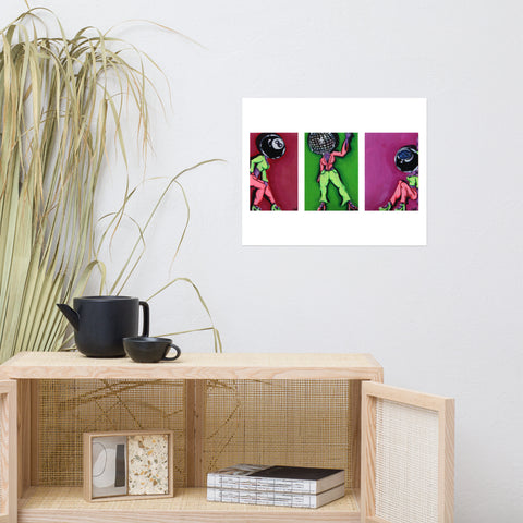 Basic Print-Disco Ladies