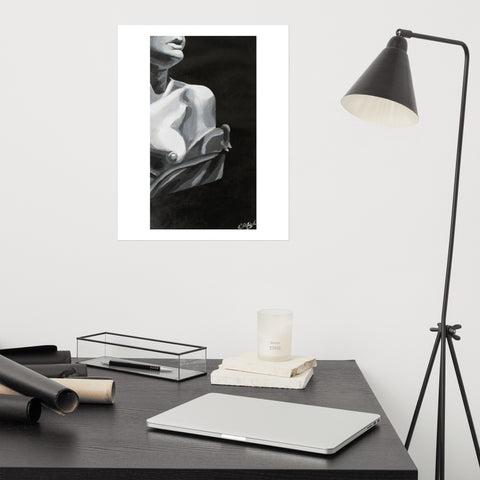 Basic Print-Statuesque Series- Grayscale F/Bust