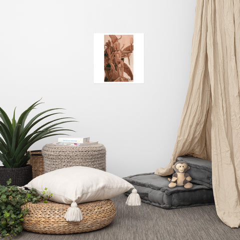 Basic Print-Sepia Mini Guy and Plant