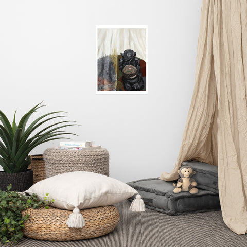 Basic Print-Monkey Under the Net