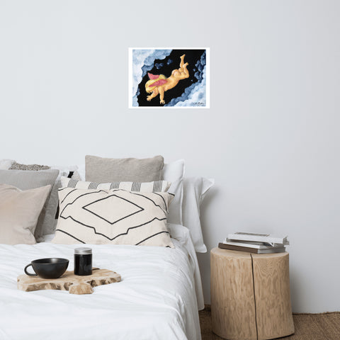 Basic Print-Naked Cherub Butt