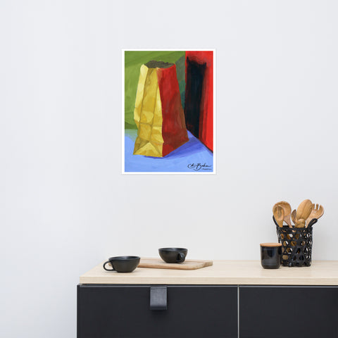 Basic Print-Color Study Bag