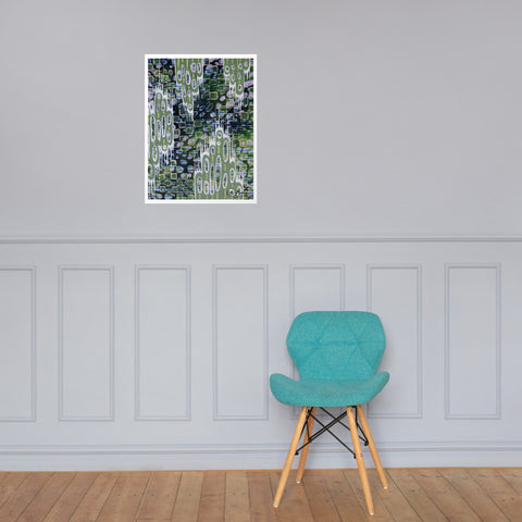 Basic Print- Abstract- Greens