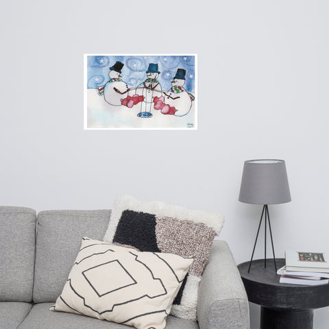 Basic Print- Snow Ice Fishing