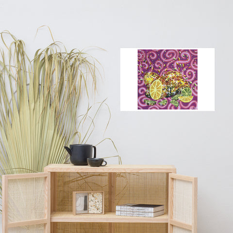 Basic Print- Disco Fruit- Lemons & Limes