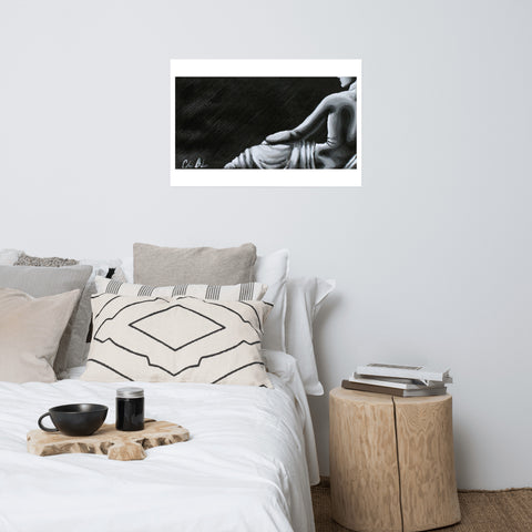 Basic Print-Statuesque Series- Grayscale F/Side