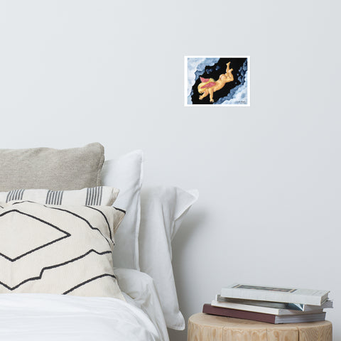 Basic Print-Naked Cherub Butt