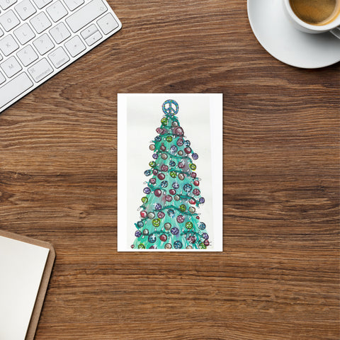 Greeting card- Peace Tree