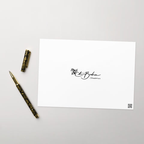 Greeting card- Gingerbread House From Within