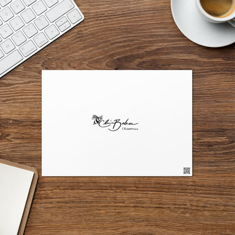 Greeting card- Pig and Gifts