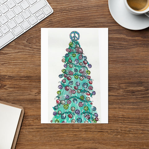 Greeting card- Peace Tree