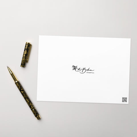 Greeting card- Gingerbread House From Within