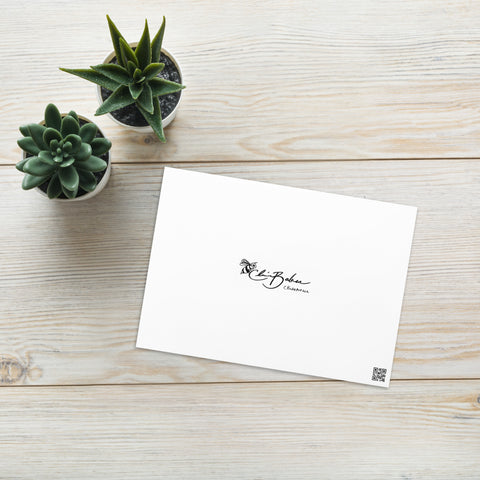 Greeting card- Frog and Snow