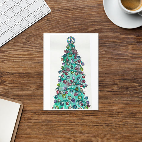 Greeting card- Peace Tree