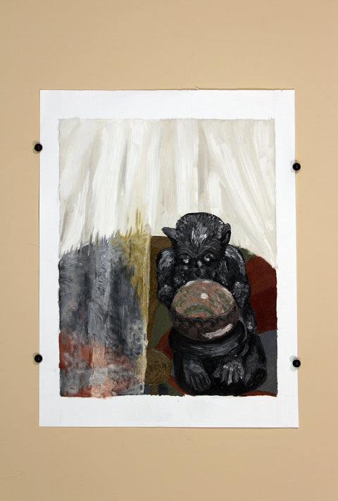 Monkey Under the Net