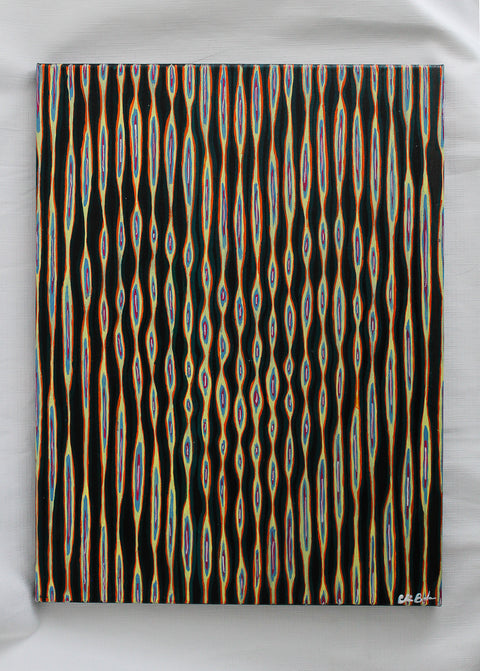 Illusions- Rainbow Stripes Heart