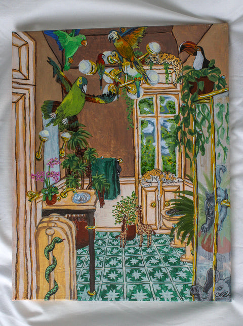 Bathroom Series- Jungle Bathroom