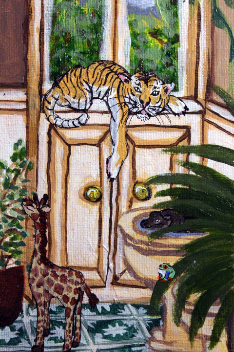 Bathroom Series- Jungle Bathroom