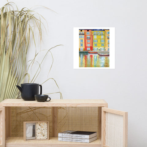 Basic Print- City on the River