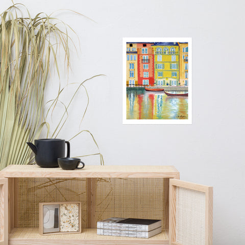 Basic Print- City on the River