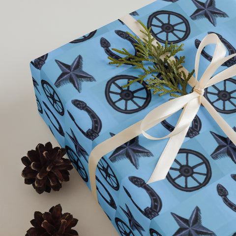 Western Style Wrapping paper sheets