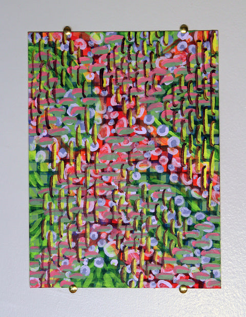 Abstract- Neon Rainbow Layers