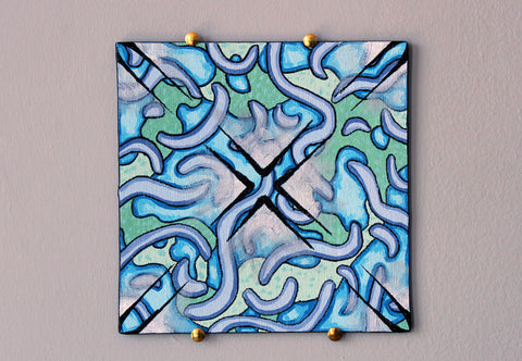 Abstract- Blue and Green