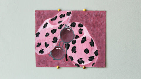 Pink Slippers and Glasses