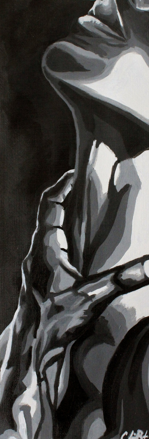 Statuesque Series- Grayscale M/Neck & Hand