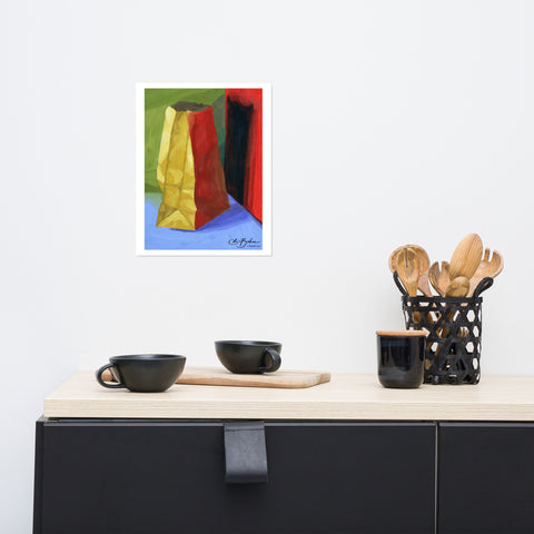 Basic Print-Color Study Bag