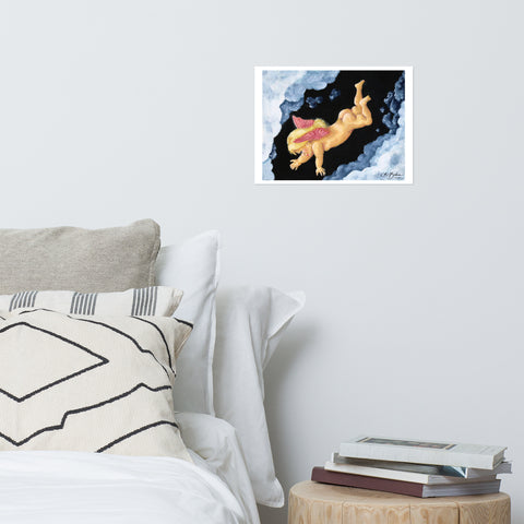 Basic Print-Naked Cherub Butt