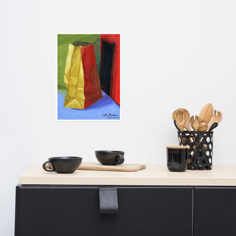 Basic Print-Color Study Bag