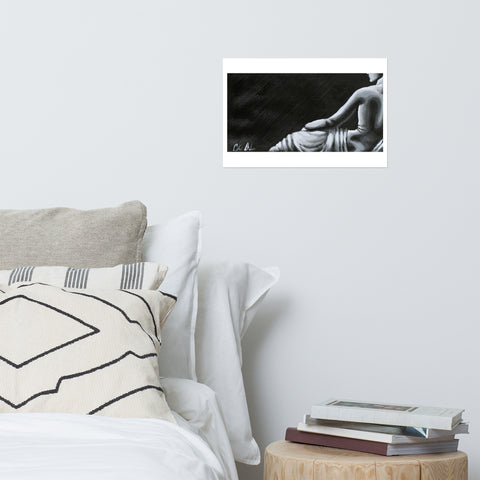 Basic Print-Statuesque Series- Grayscale F/Side