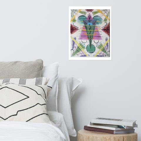 Basic Print-Abstract Rainbow Shapes and Lines