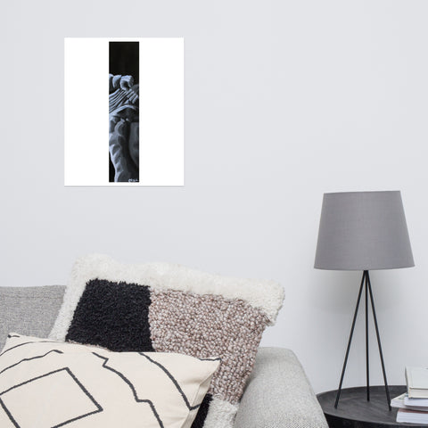 Basic Print-Statuesque Series- Grayscale M/Back